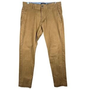 Banana Republic Mason Chino Pants Mens 31 Brown Athletic Tapered Cotton Stretch